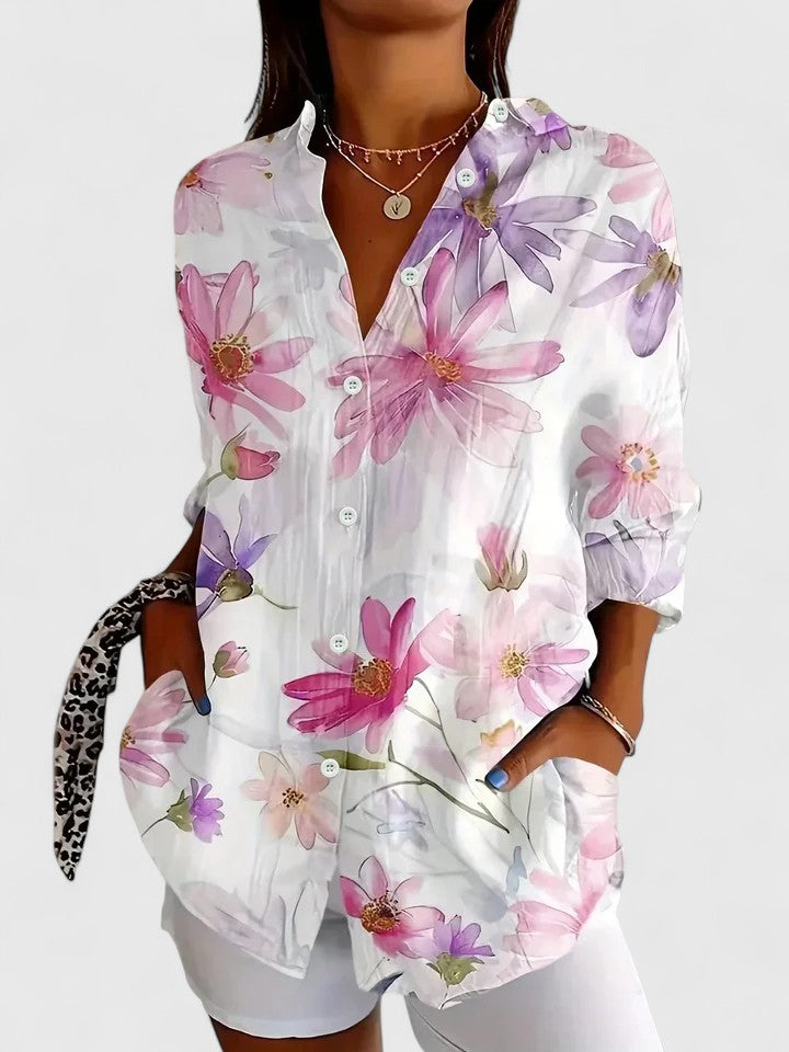 MOREAU LYON | BLOUSE IMPRIMÉE CLASSIQUE POUR FEMME