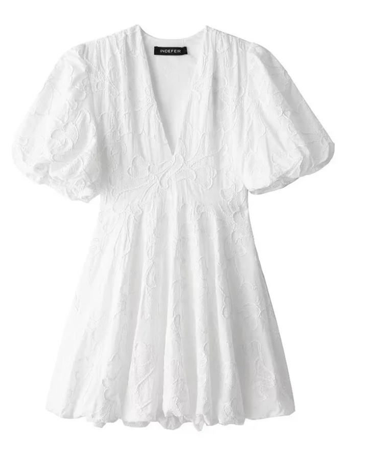 MOREAU LYON | ROBE À VOLANTS POUR FEMMES