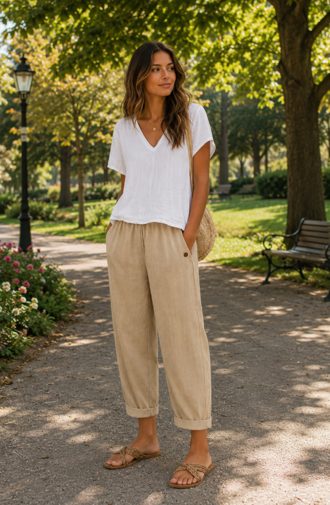 MOREAU LYON | PANTALONS EN DÉTENDUE POUR FEMMES