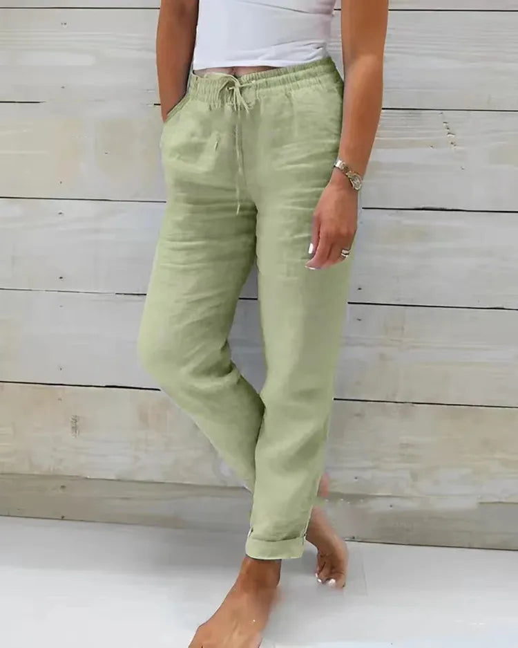 MOREAU LYON | PANTALON TAILLE D'ÉTÉ POUR FEMME
