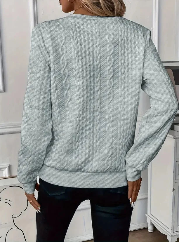 MOREAU LYON | SWEAT ZIPPÉ TEXTURÉ POUR FEMMES