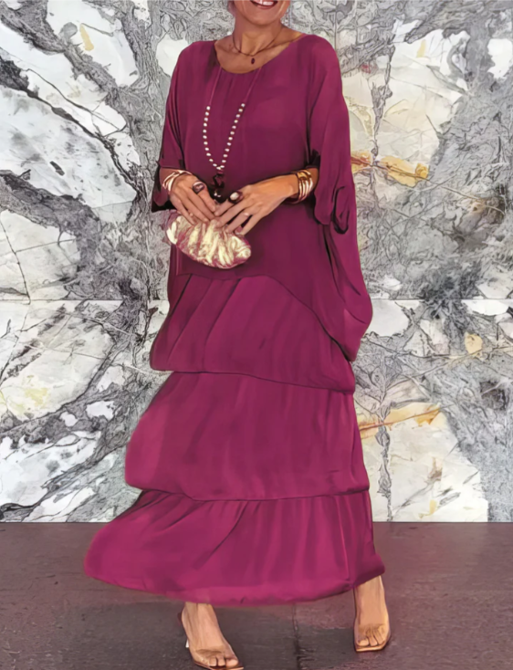 MOREAU LYON | ROBE MAXI FORMELLE CHIC POUR FEMME