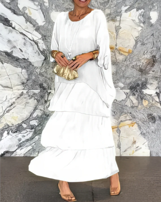 MOREAU LYON | ROBE MAXI FORMELLE CHIC POUR FEMME