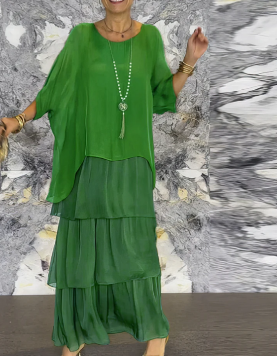 MOREAU LYON | ROBE MAXI FLUIDE POUR FEMMES