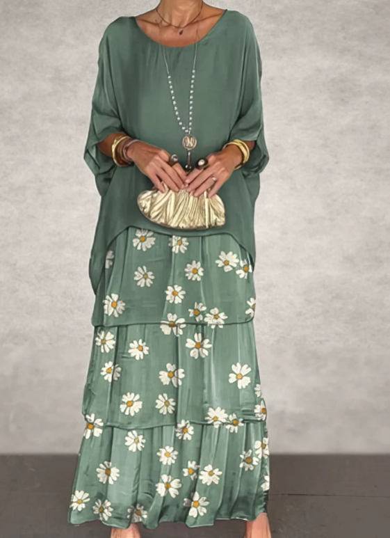 MOREAU LYON | ROBE MAXI FLUIDE POUR FEMMES
