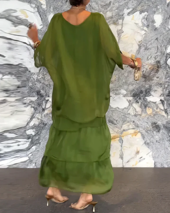 MOREAU LYON | ROBE MAXI FLUIDE POUR FEMMES