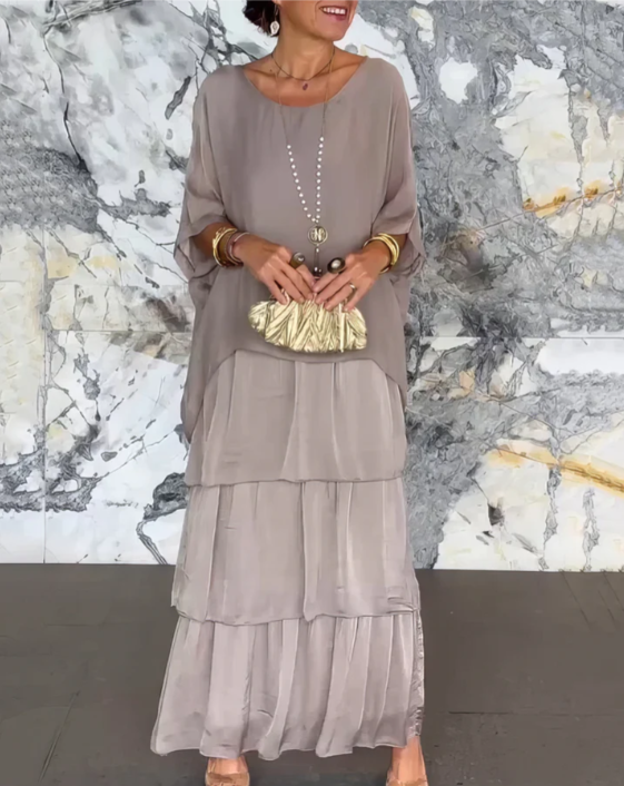 MOREAU LYON | ROBE MAXI FORMELLE CHIC POUR FEMME