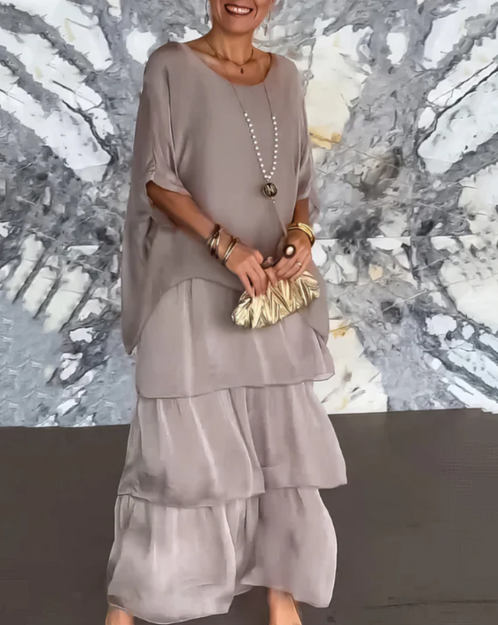 MOREAU LYON | ROBE MAXI FLUIDE POUR FEMMES