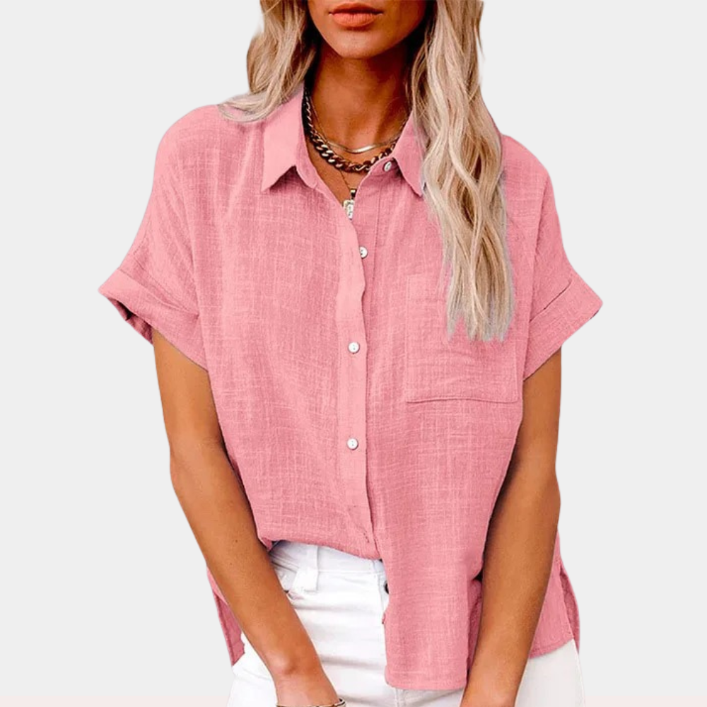 MOREAU LYON | BLOUSE À COL RELAXÉE POUR FEMMES