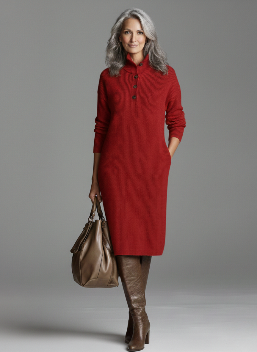 MOREAU LYON | ROBE MIDI RIBBÉE POUR FEMMES