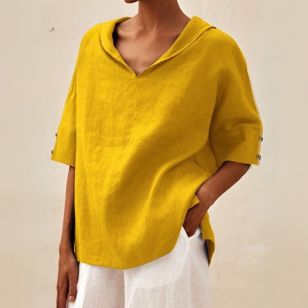 MOREAU LYON | CHEMISE À COL EN V POUR FEMME