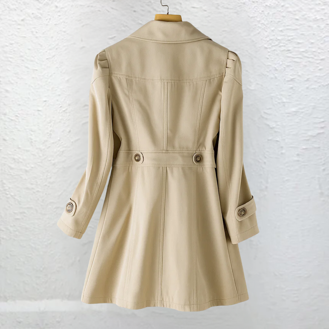 MOREAU LYON | MANTEAU LONG ANCIENNE ÉLÉGANT POUR FEMMES
