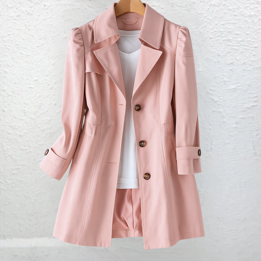 MOREAU LYON | MANTEAU LONG ANCIENNE ÉLÉGANT POUR FEMMES
