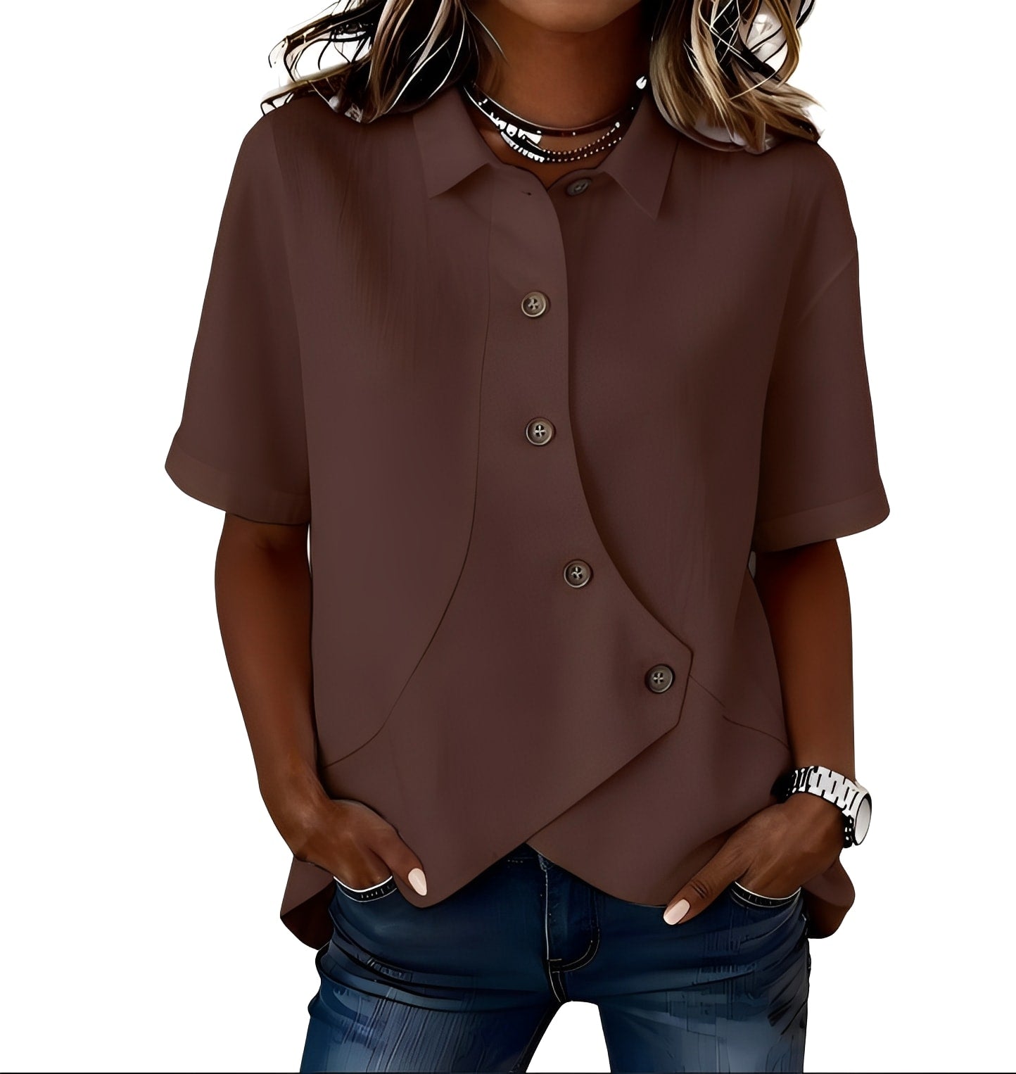 MOREAU LYON | CHEMISE EN MELANGE DE LIN POUR FEMMES