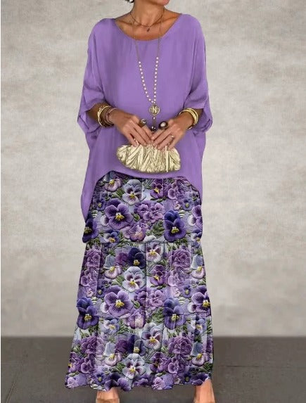 MOREAU LYON | ROBE MAXI FLUIDE POUR FEMMES