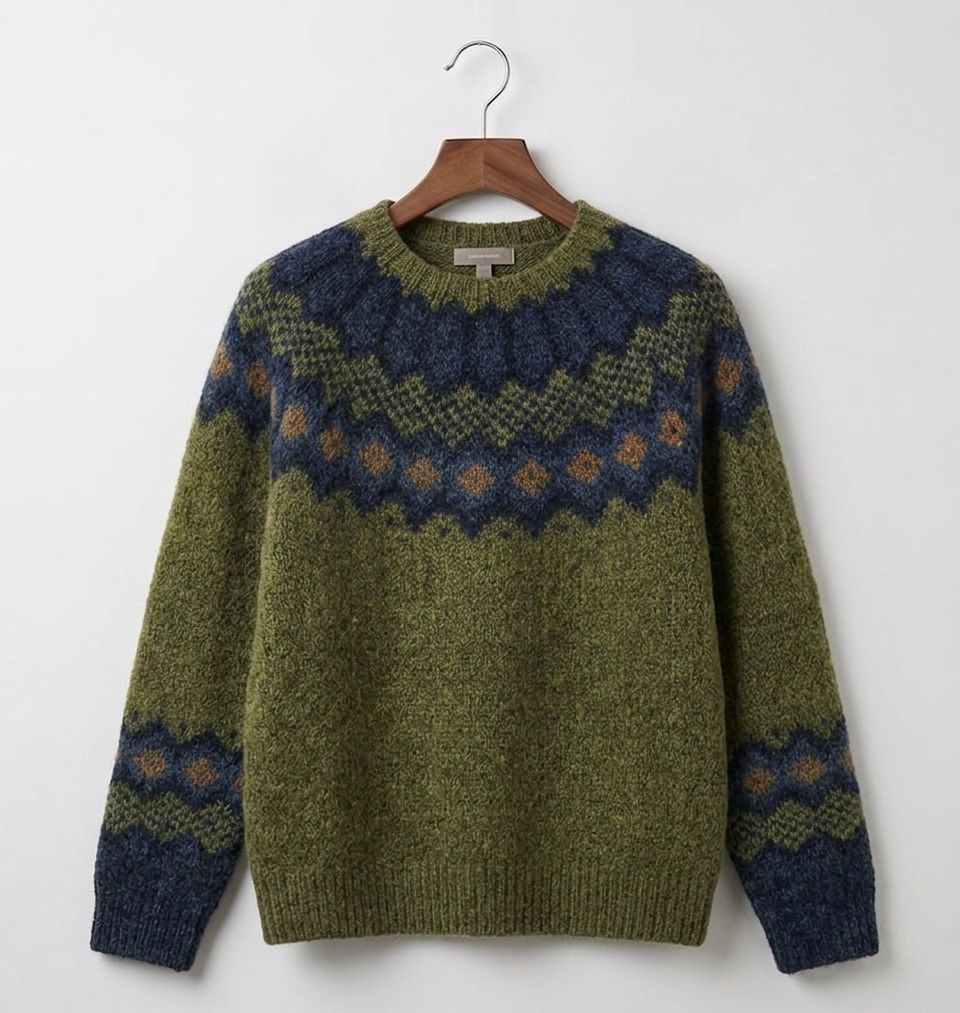 MOREAU LYON | SWEAT-SHIRT À MOTIF NORDIQUE POUR FEMMES