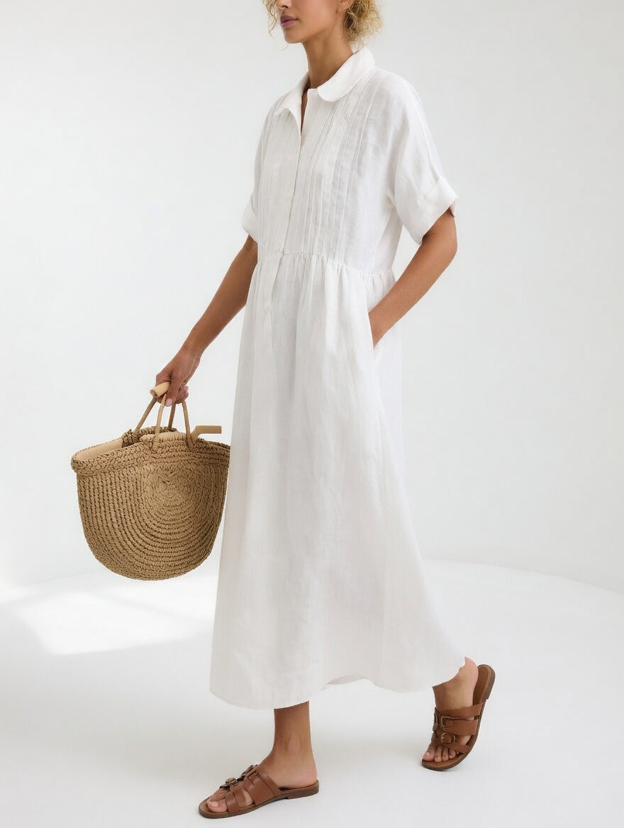 MOREAU LYON | ROBE CHEMISE FLUIDE POUR FEMMES
