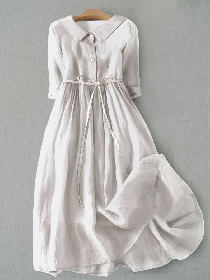 MOREAU LYON | ROBE D'ÉTÉ EN LIN POUR FEMME