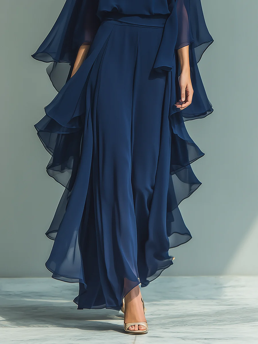 MOREAU LYON | ENSEMBLE CHIFFON PANTALON POUR FEMMES