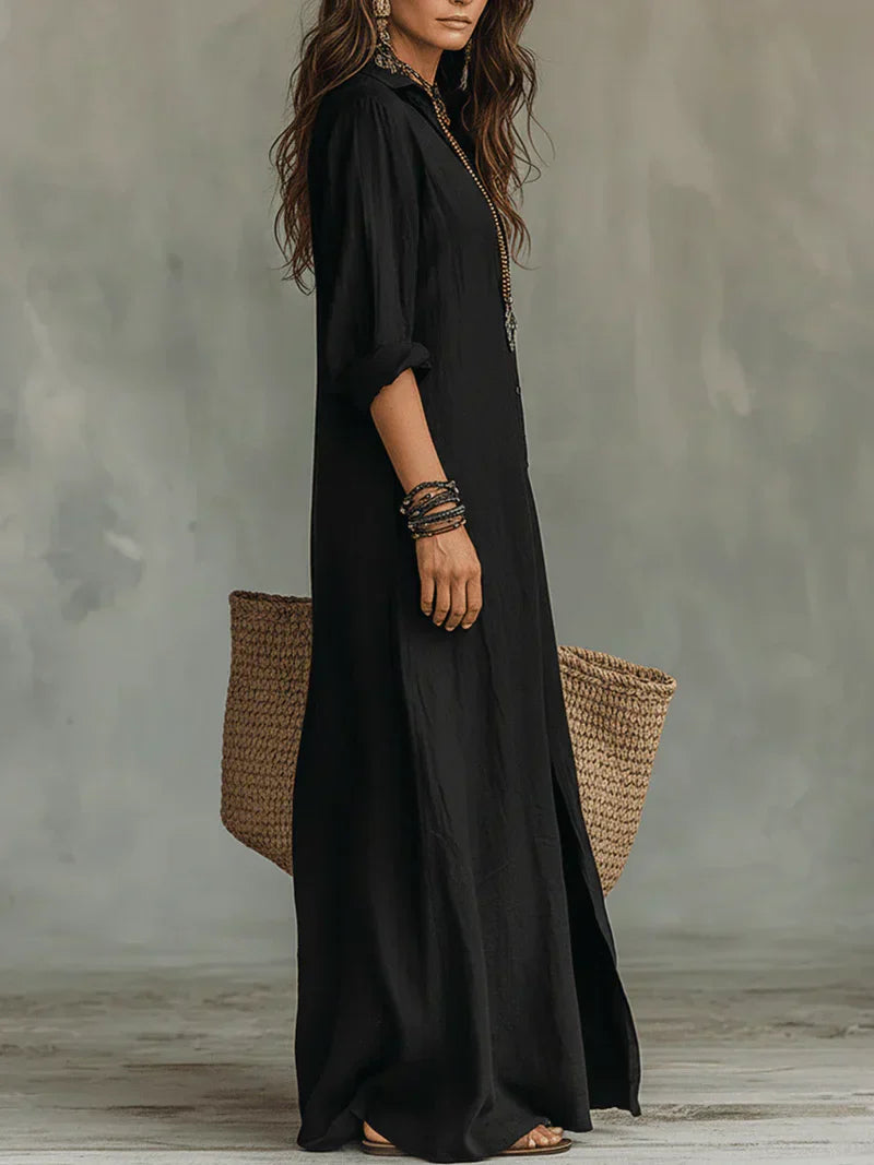 MOREAU LYON | ROBE MAXI CHIC FLUIDE POUR FEMMES