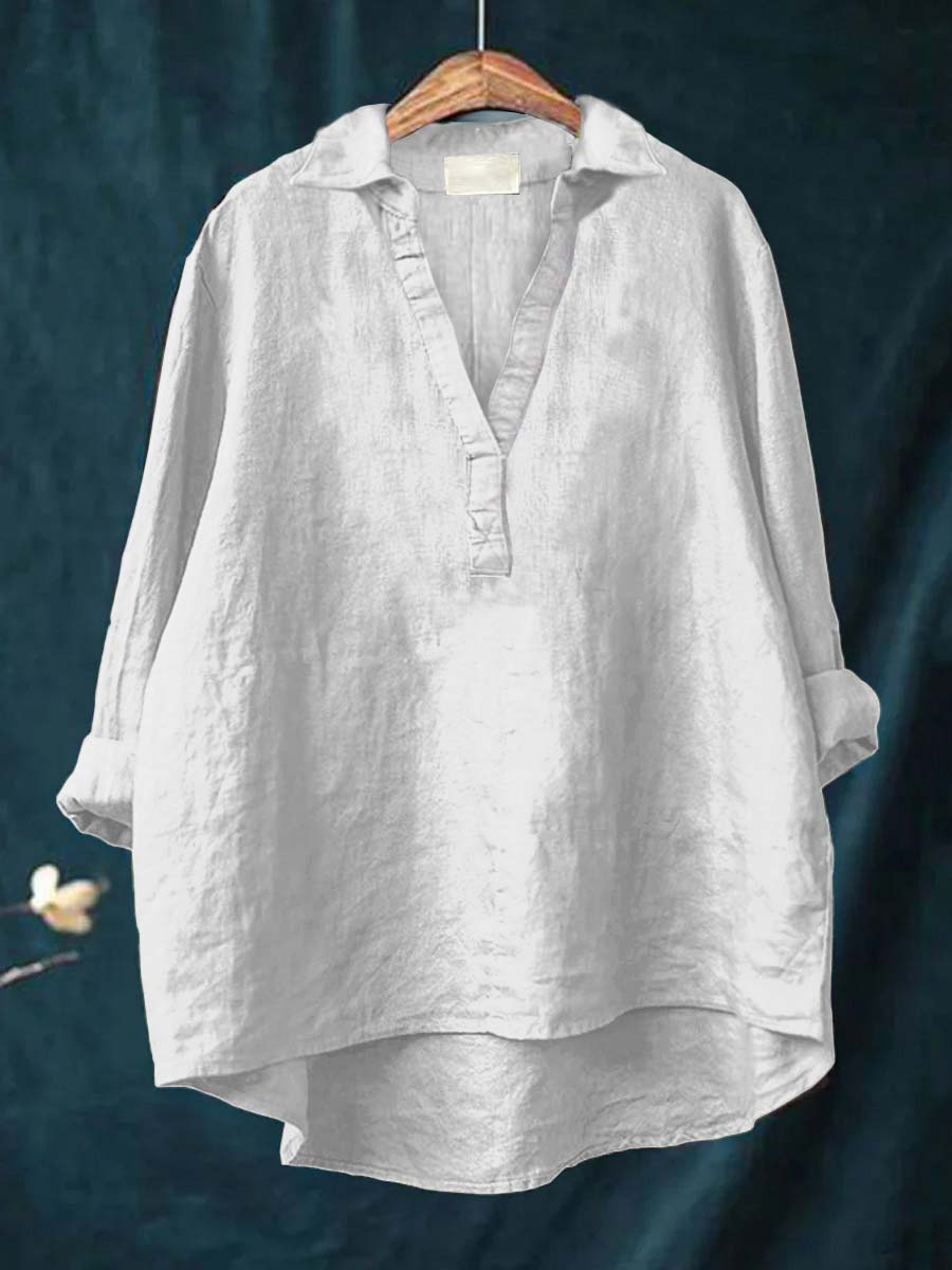 MOREAU LYON | BLOUSE COL V POUR FEMMES