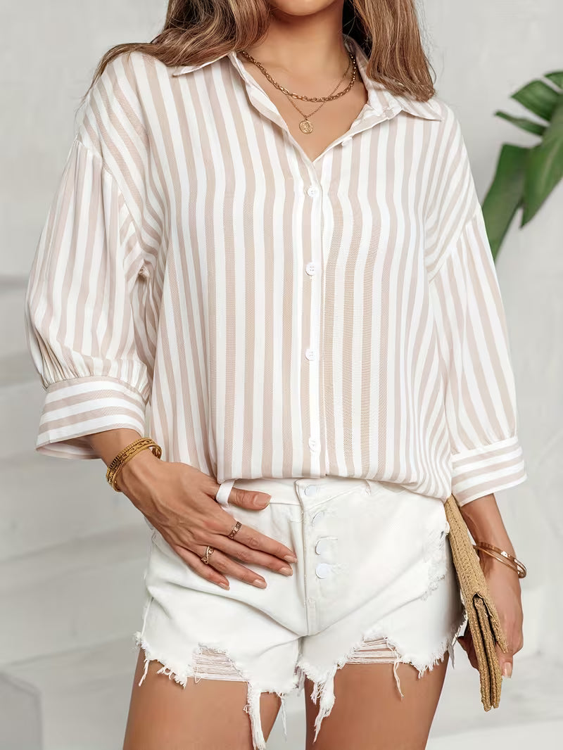 MOREAU LYON | CHEMISE RAYÉE POUR FEMME