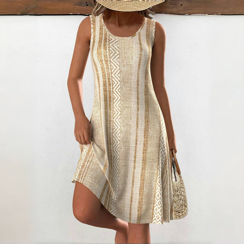 MOREAU LYON | ROBE IMPRIMÉE ANCIENNE POUR FEMMES