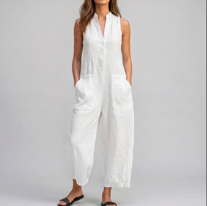 MOREAU LYON | SALOPETTE SANS MANCHES CHIC POUR FEMMES