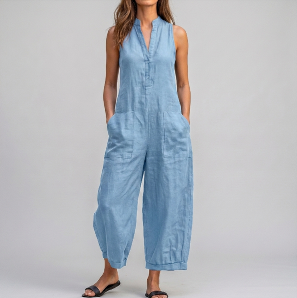 MOREAU LYON | SALOPETTE SANS MANCHES CHIC POUR FEMMES