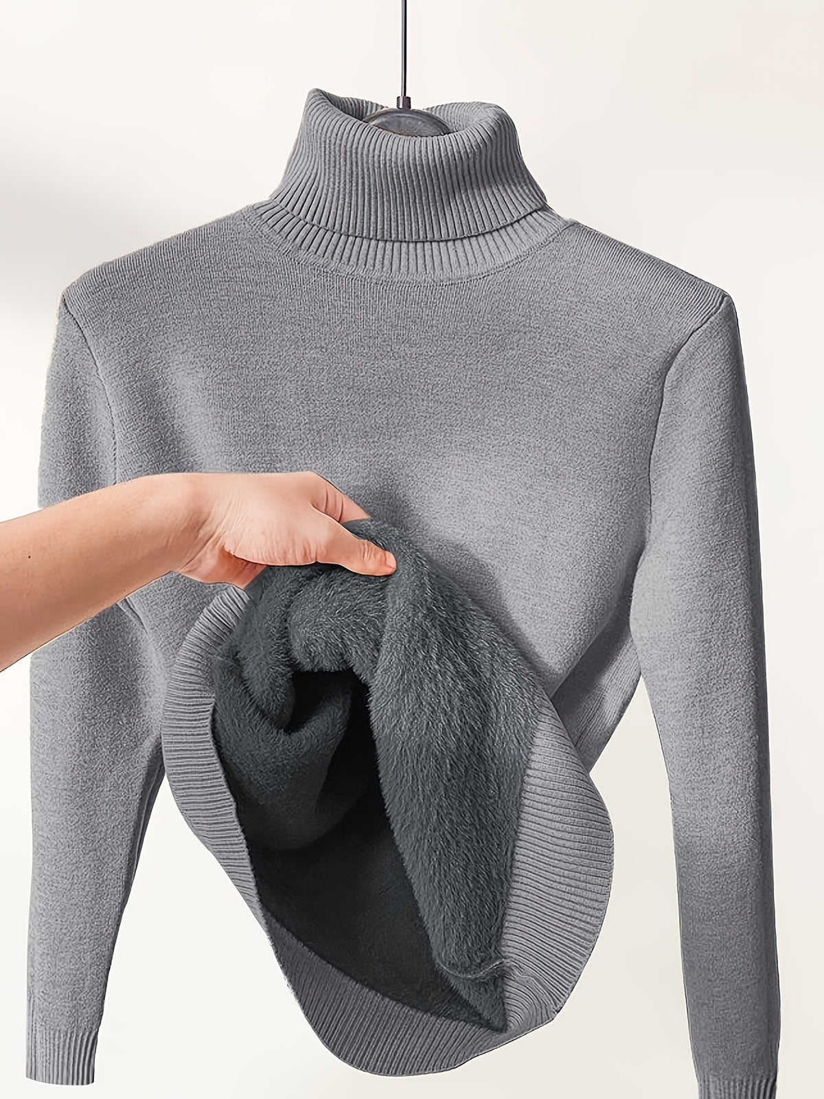MOREAU LYON | PULL TUNIQUE COL HAUT POUR FEMMES