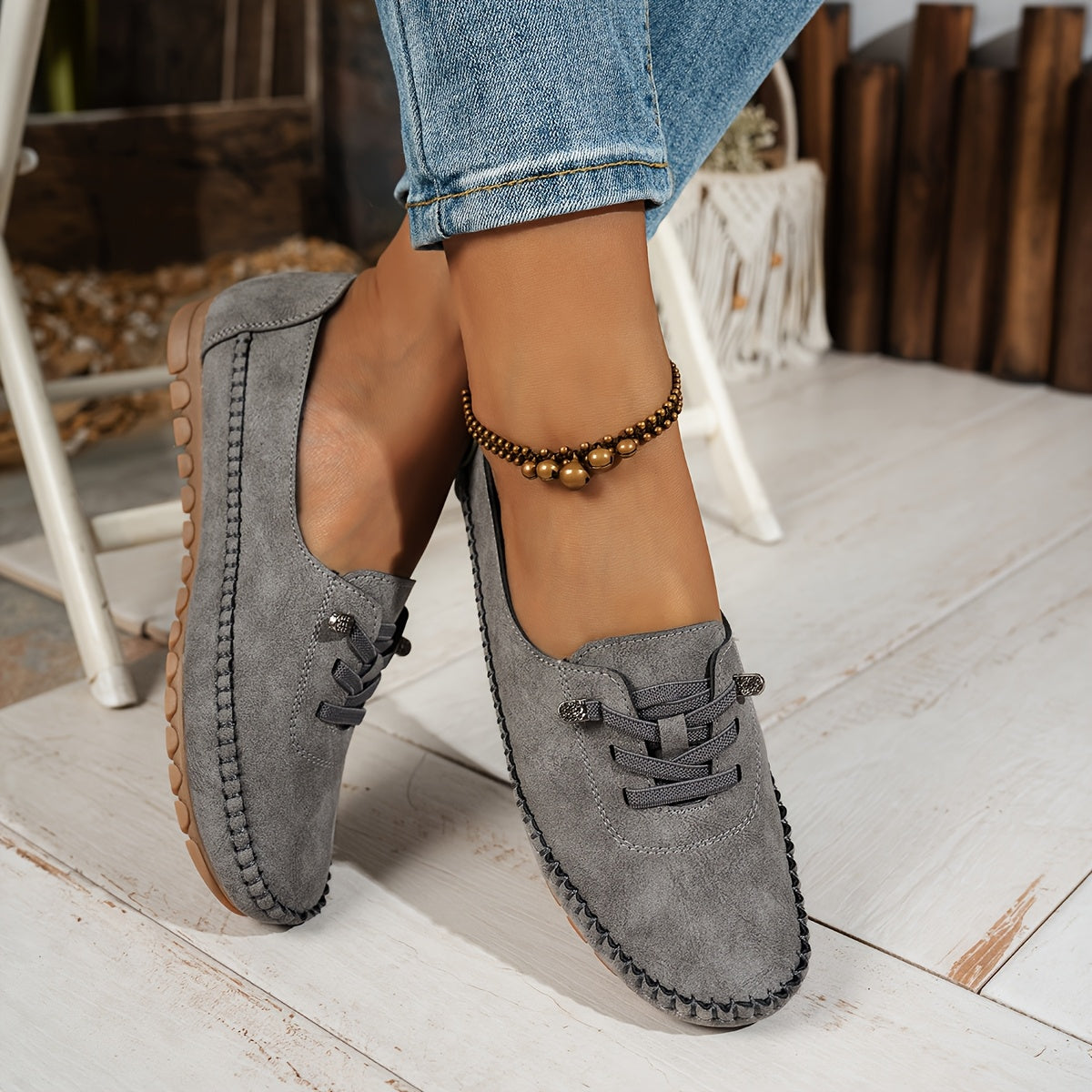 MOREAU LYON | MOCASSINS À SOUTIEN FLEXIBLE POUR FEMMES