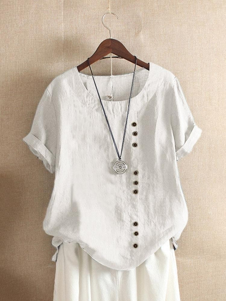MOREAU LYON | BLOUSE EN COTON À BOUTONS POUR FEMMES