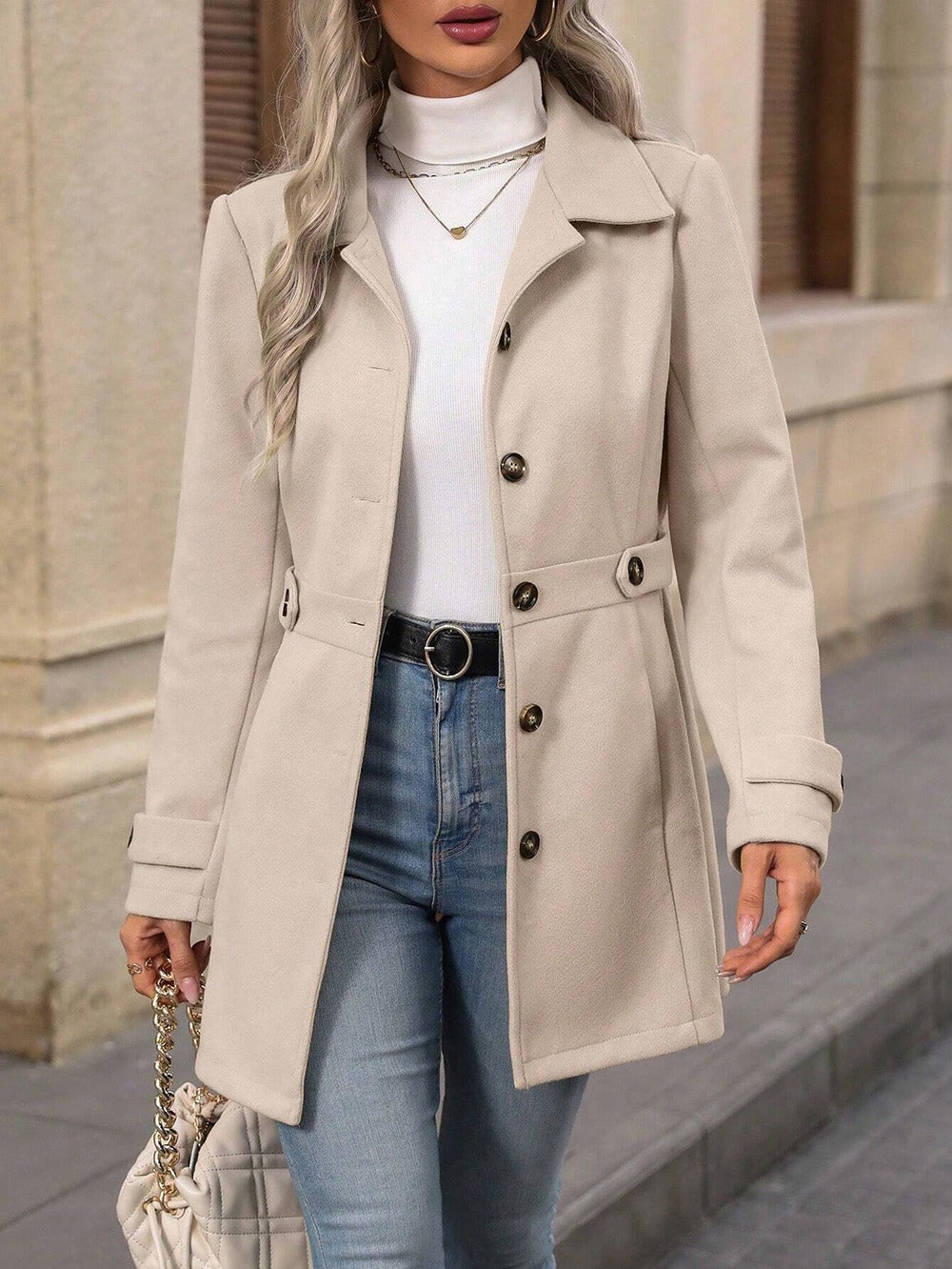 MOREAU LYON | TRANCHÉE MANTEAU CLASSIQUE ÉLÉGANT ENFANTS POUR FEMMES
