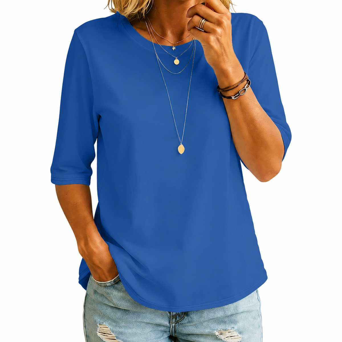 MOREAU LYON | T-SHIRT À MANCHES MI-LONGUES POUR FEMMES