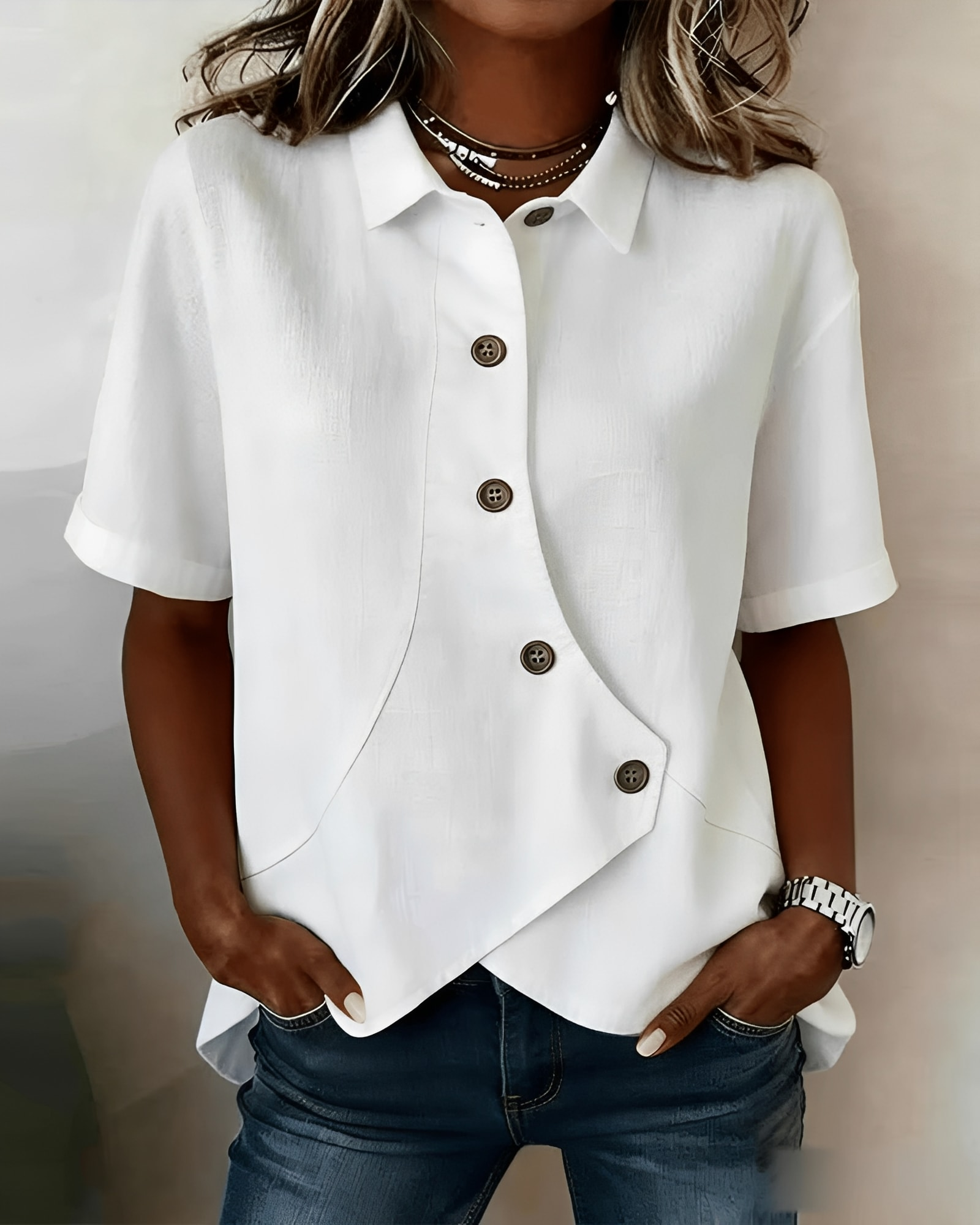MOREAU LYON | CHEMISE EN MELANGE DE LIN POUR FEMMES