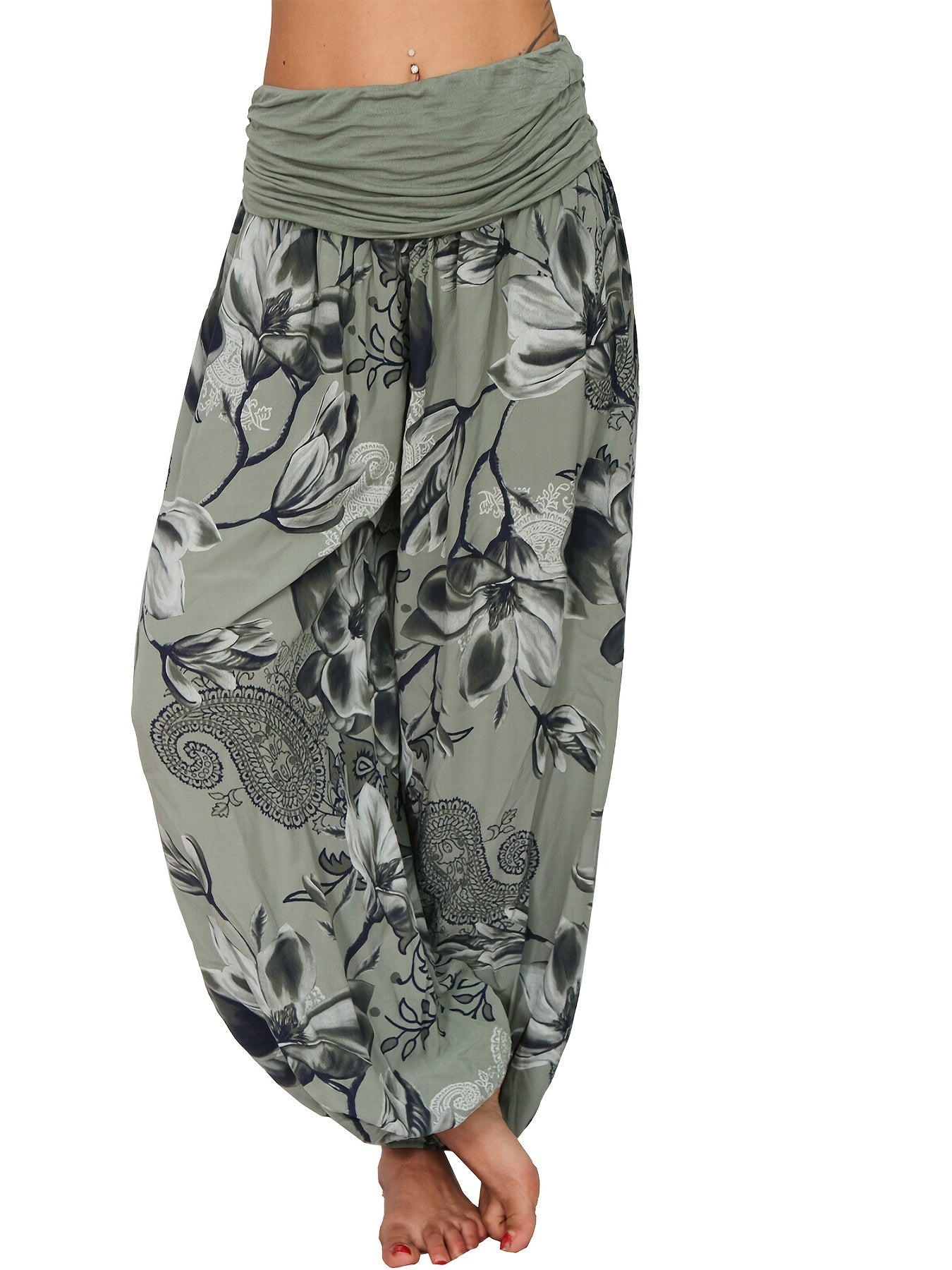 MOREAU LYON | PANTALONS FLORAUX POUR FEMMES