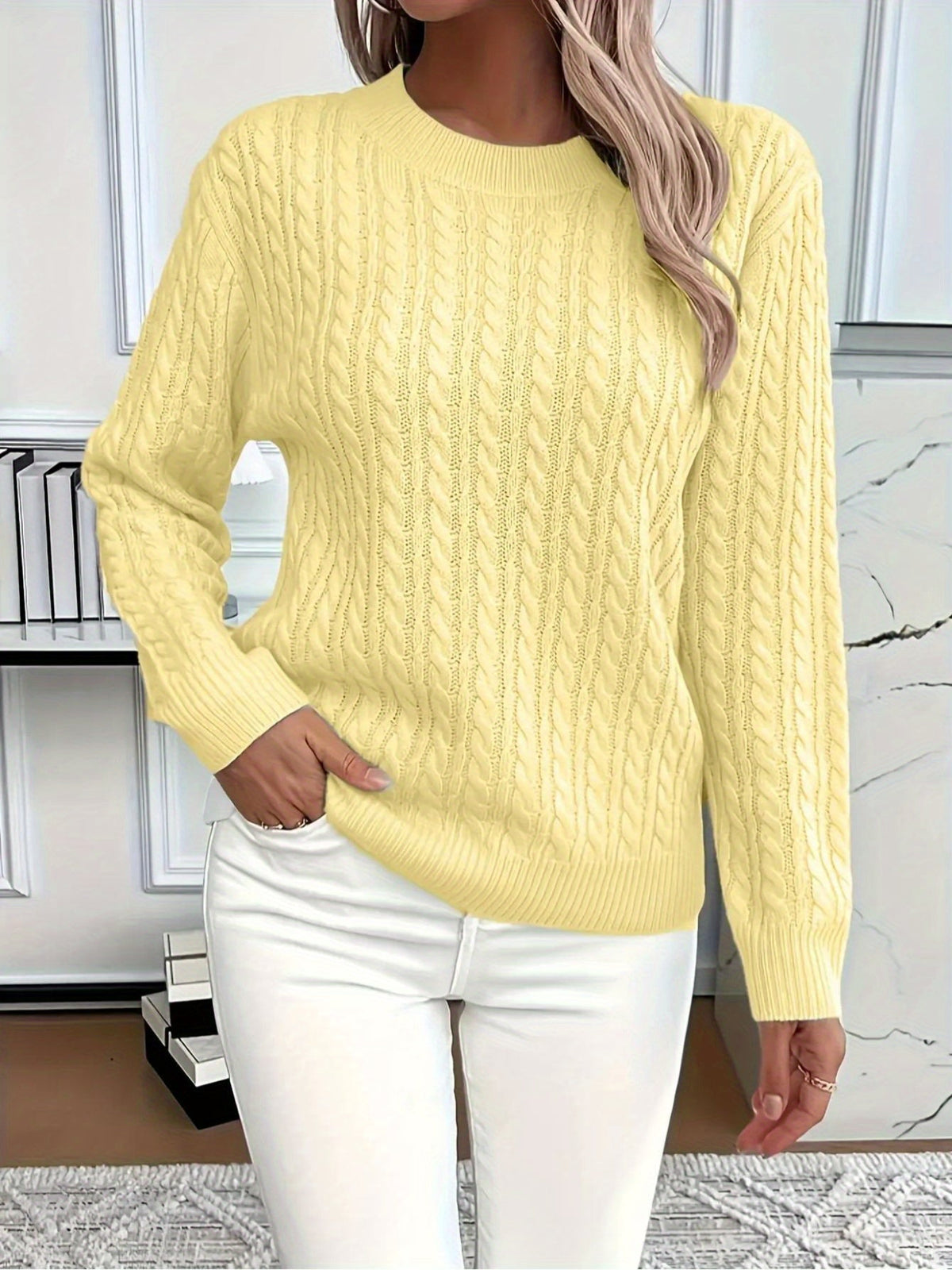 MOREAU LYON | SWEAT À COL ROND COZY POUR FEMMES