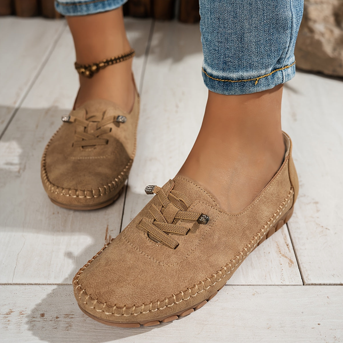 MOREAU LYON | MOCASSINS À SOUTIEN FLEXIBLE POUR FEMMES