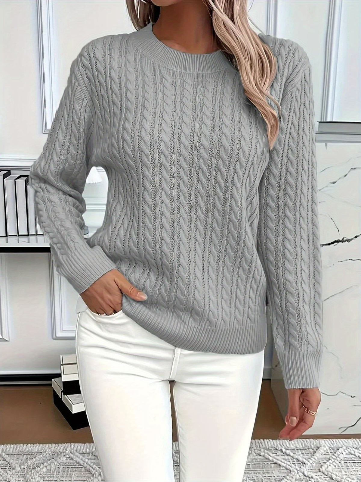 MOREAU LYON | SWEAT À COL ROND COZY POUR FEMMES