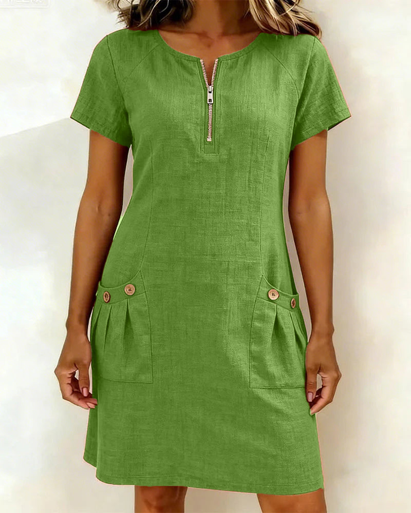 MOREAU LYON | UNE ROBE ZIP EN LIGNE POUR FEMMES