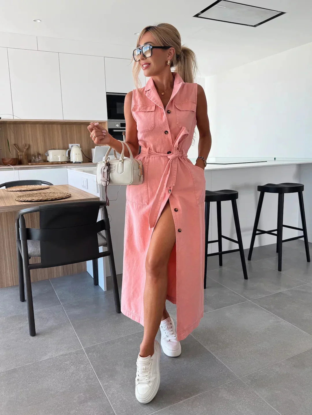 MOREAU LYON | ROBE EN JEAN MODERNE POUR FEMME