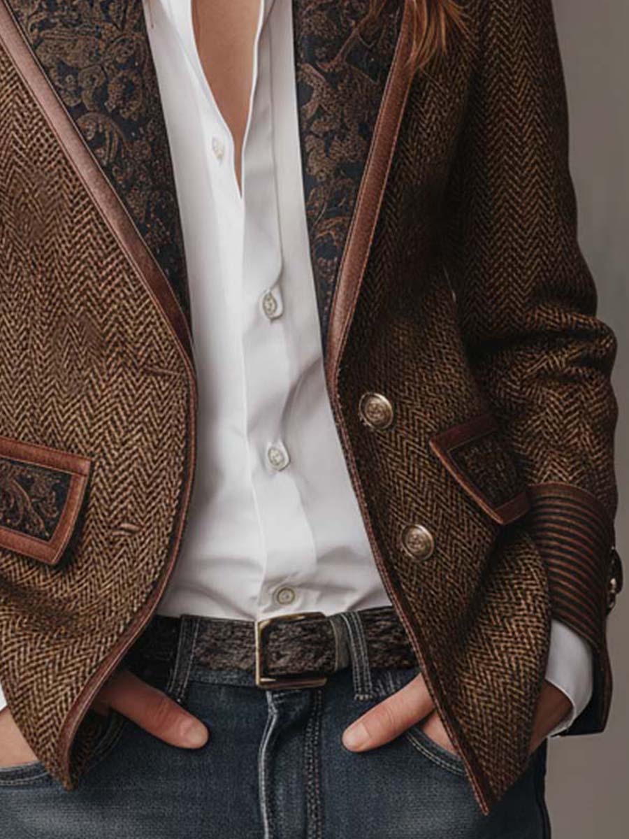 MOREAU LYON | BLAZER STRUCTURÉ ARTISTIQUE POUR FEMMES