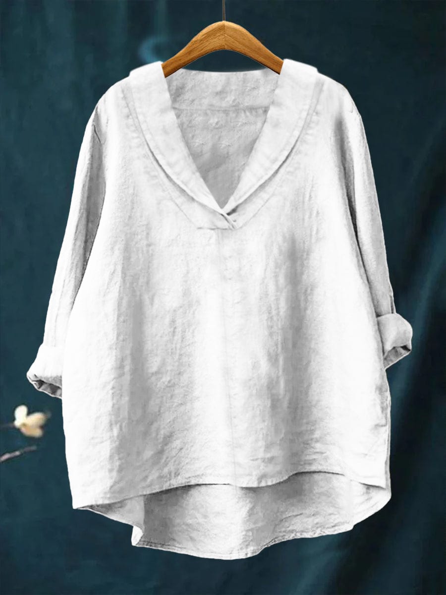MOREAU LYON | BLOUSE COL V AMPLE POUR FEMMES