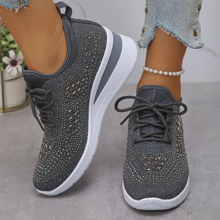 MOREAU LYON | BASKETS EN STRASS POUR FEMMES