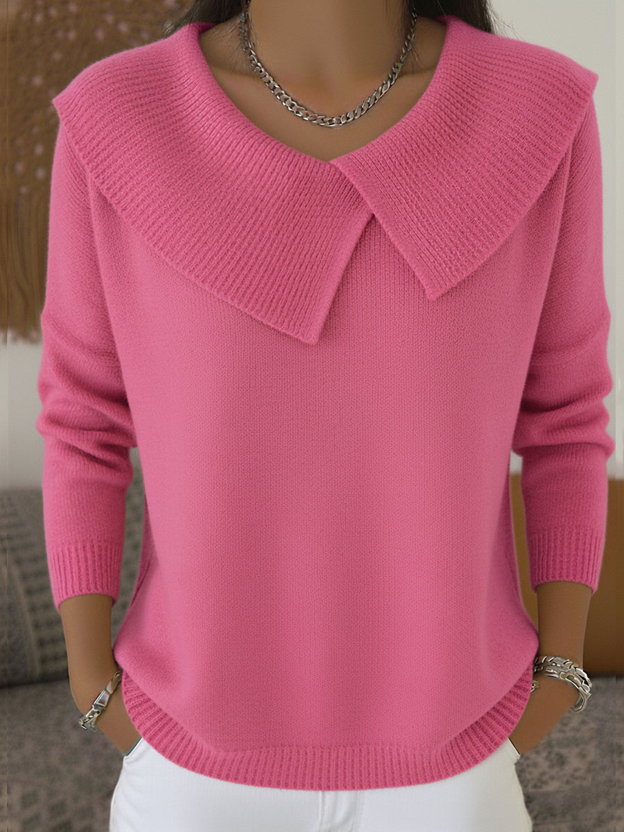MOREAU LYON | PULL COL CLASSIQUE POUR FEMME
