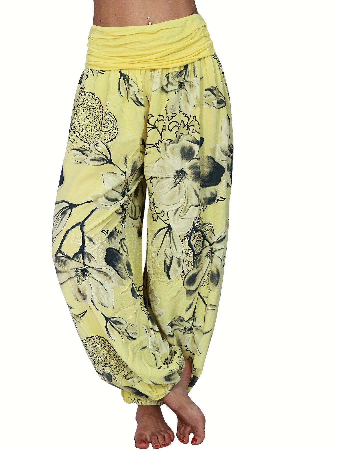 MOREAU LYON | PANTALONS FLORAUX POUR FEMMES