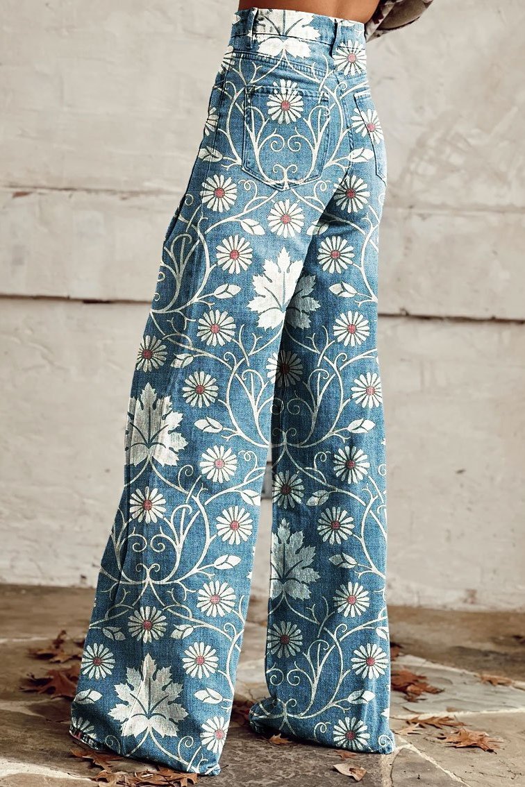 MOREAU LYON | PANTALON LARGE BOHO POUR FEMMES