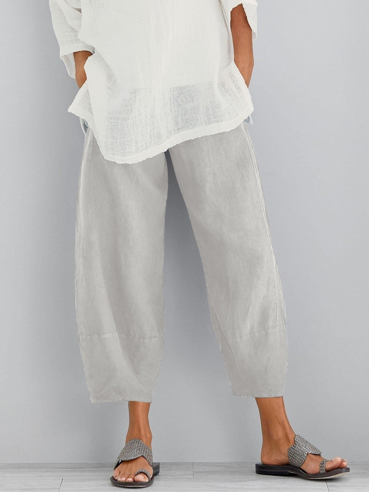MOREAU LYON | PANTALONS CROP EN COTON POUR FEMMES