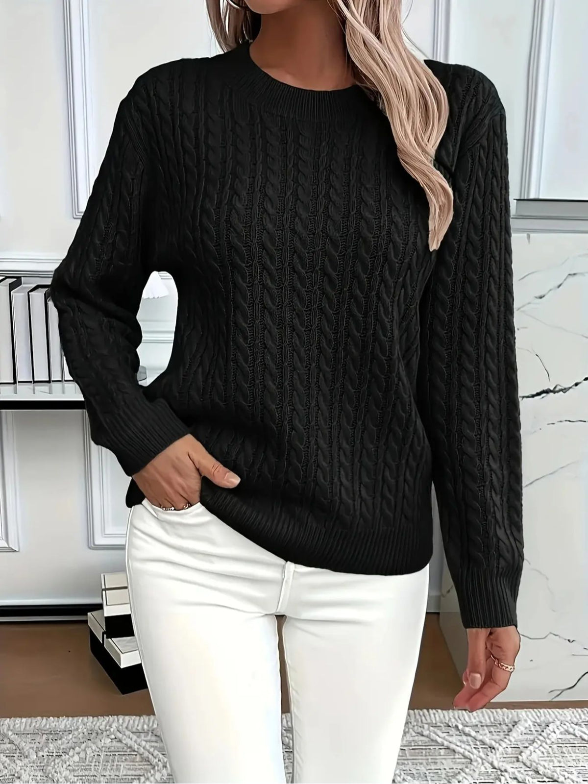 MOREAU LYON | SWEAT À COL ROND COZY POUR FEMMES