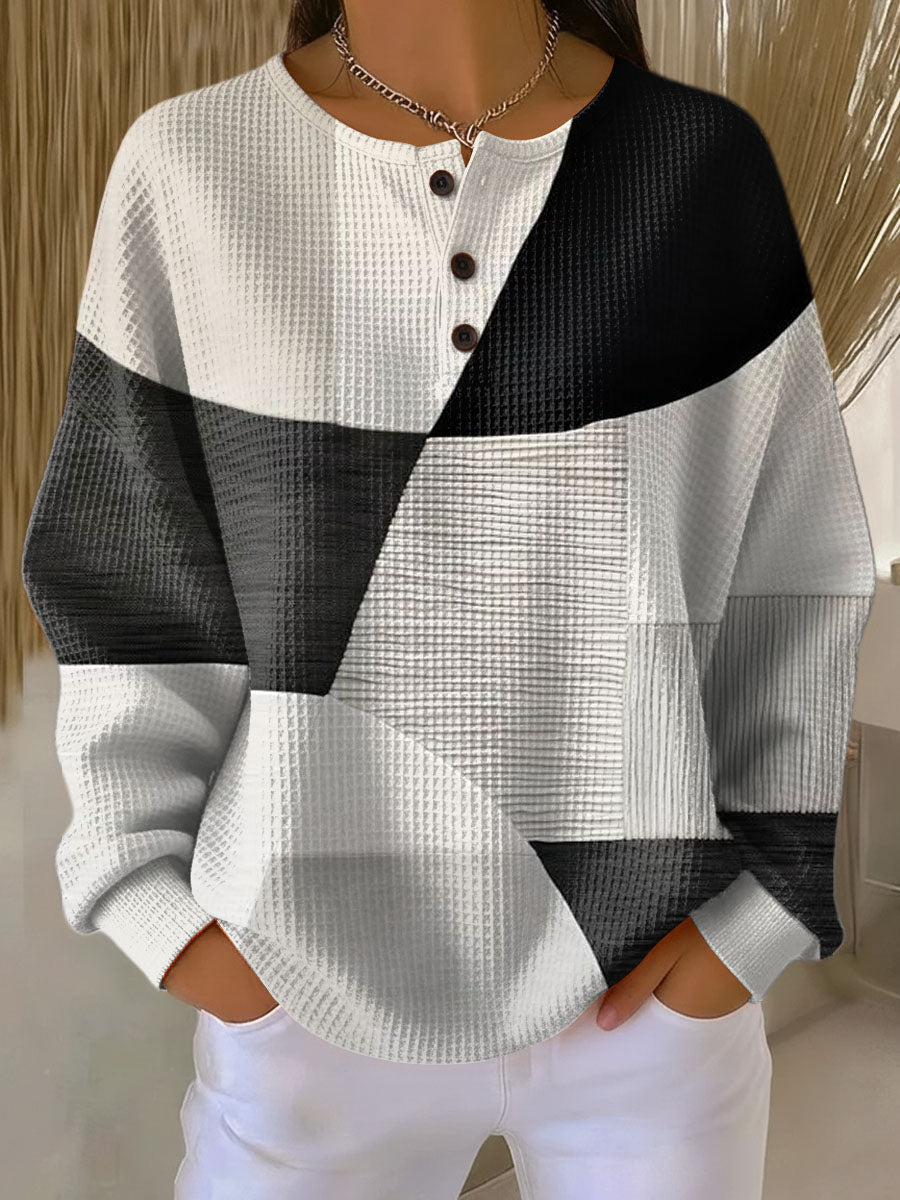 MOREAU LYON | PULL EN TRICOT GAUFRE POUR FEMMES
